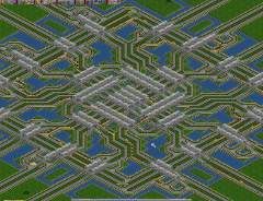 A maze for trains.